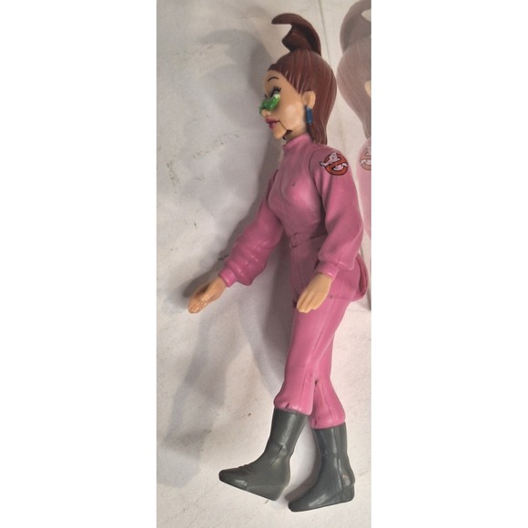Vintage 1987 Kenner The Real Ghostbusters Janine Melnitz Action Figure Pink - Picture 8 of 9